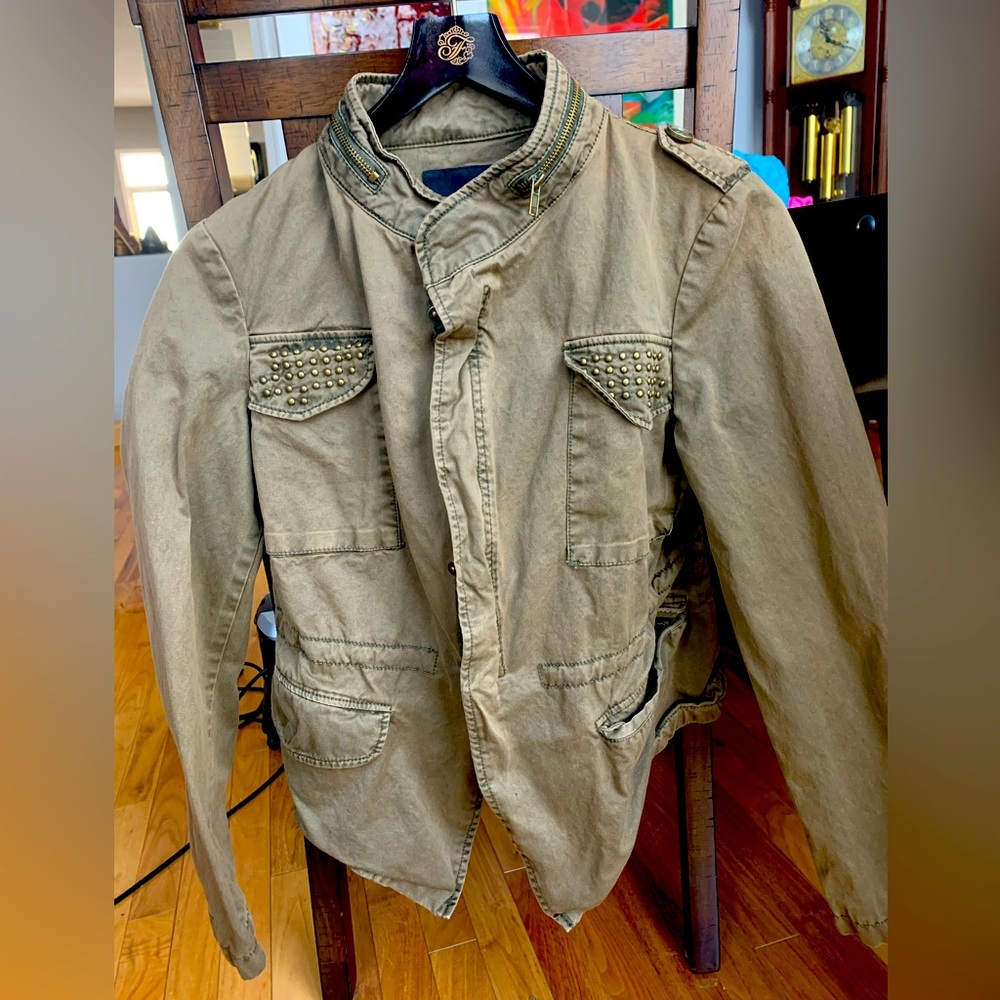 Military green Zara Jacket from Spain. Never worn.